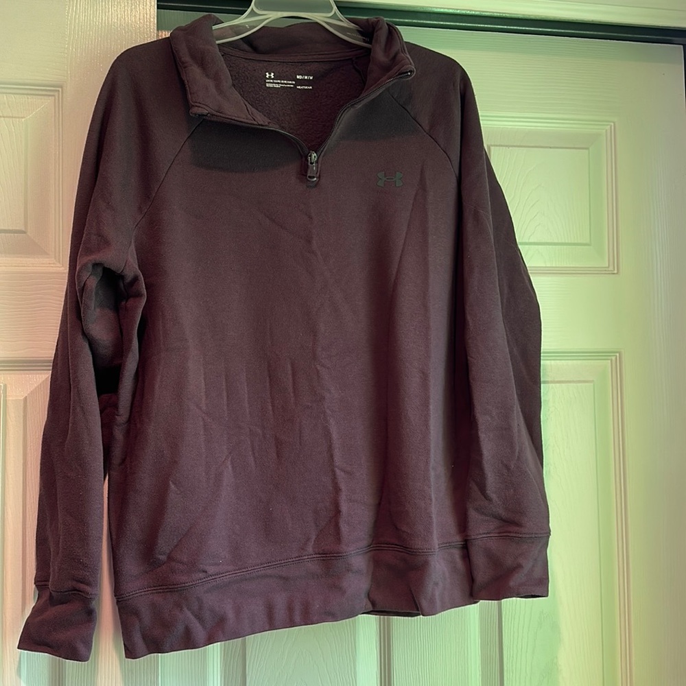 underarmor purple sweater pull over